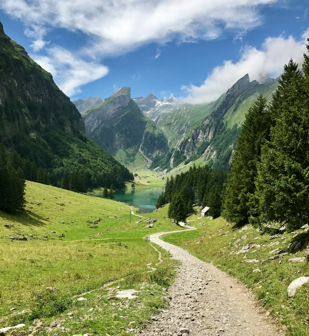 swiss mountain lake