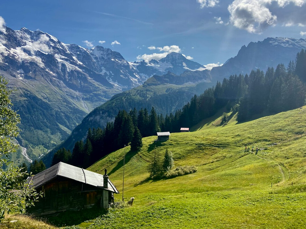 swiss alps landscape