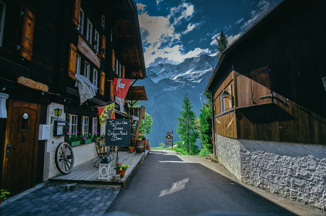 swiss village traditional