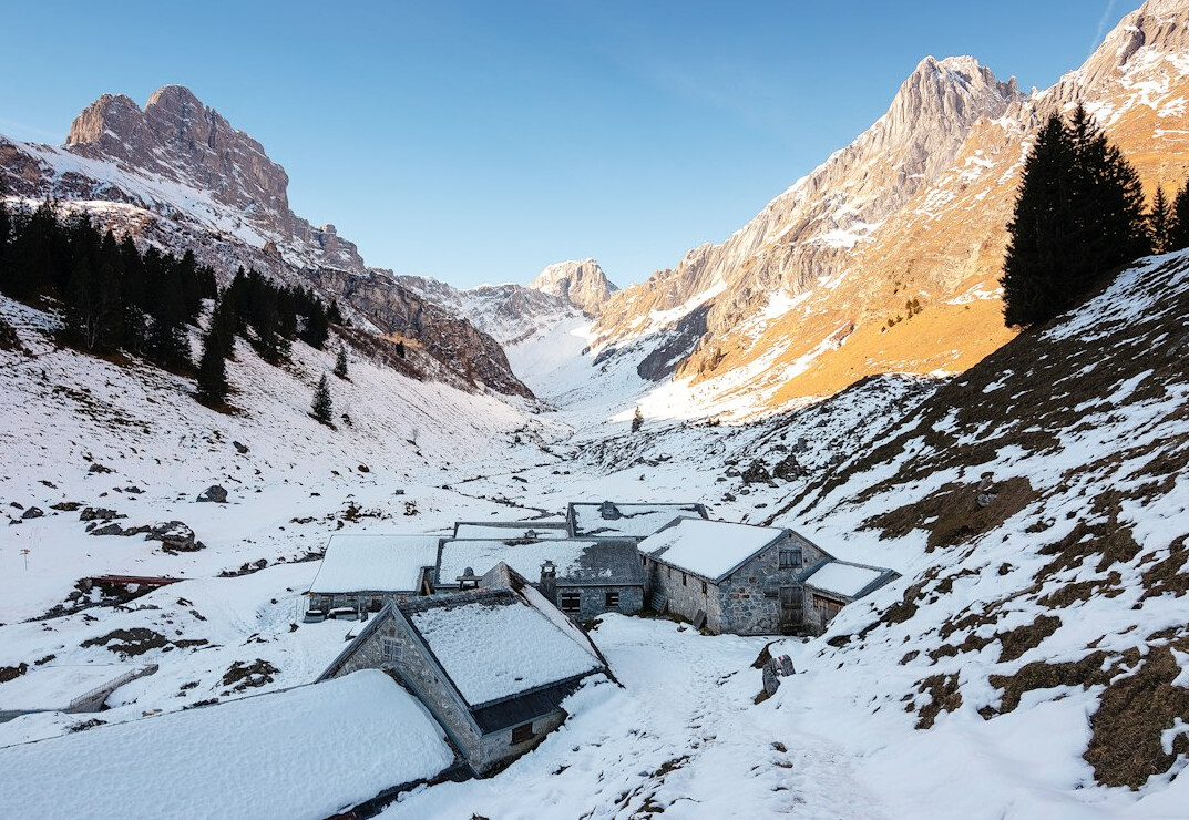 mountain village switzerland
