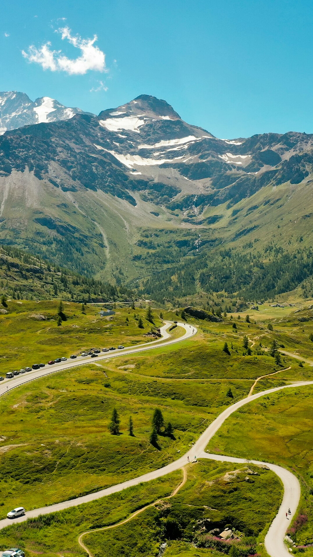 swiss alps landscape